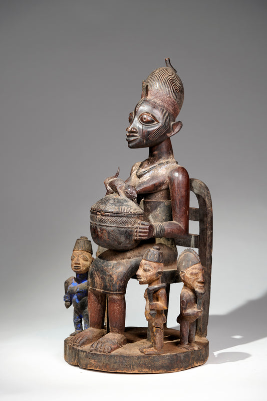A Yoruba bowlkeeper