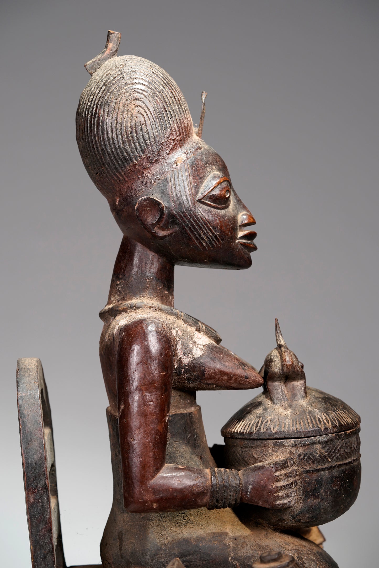 A Yoruba bowlkeeper