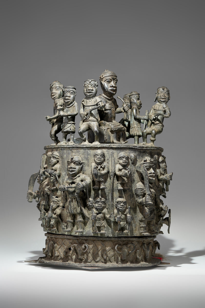 An Ikẹgobọ Altar sculpture,