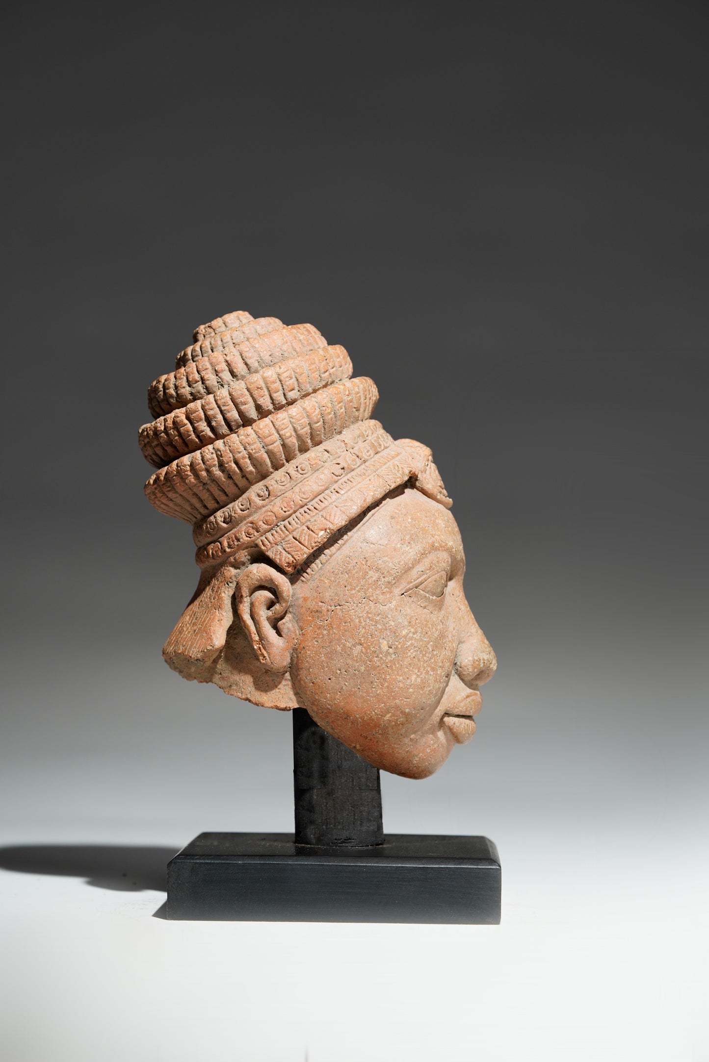 A terracotta head in the style of Ife