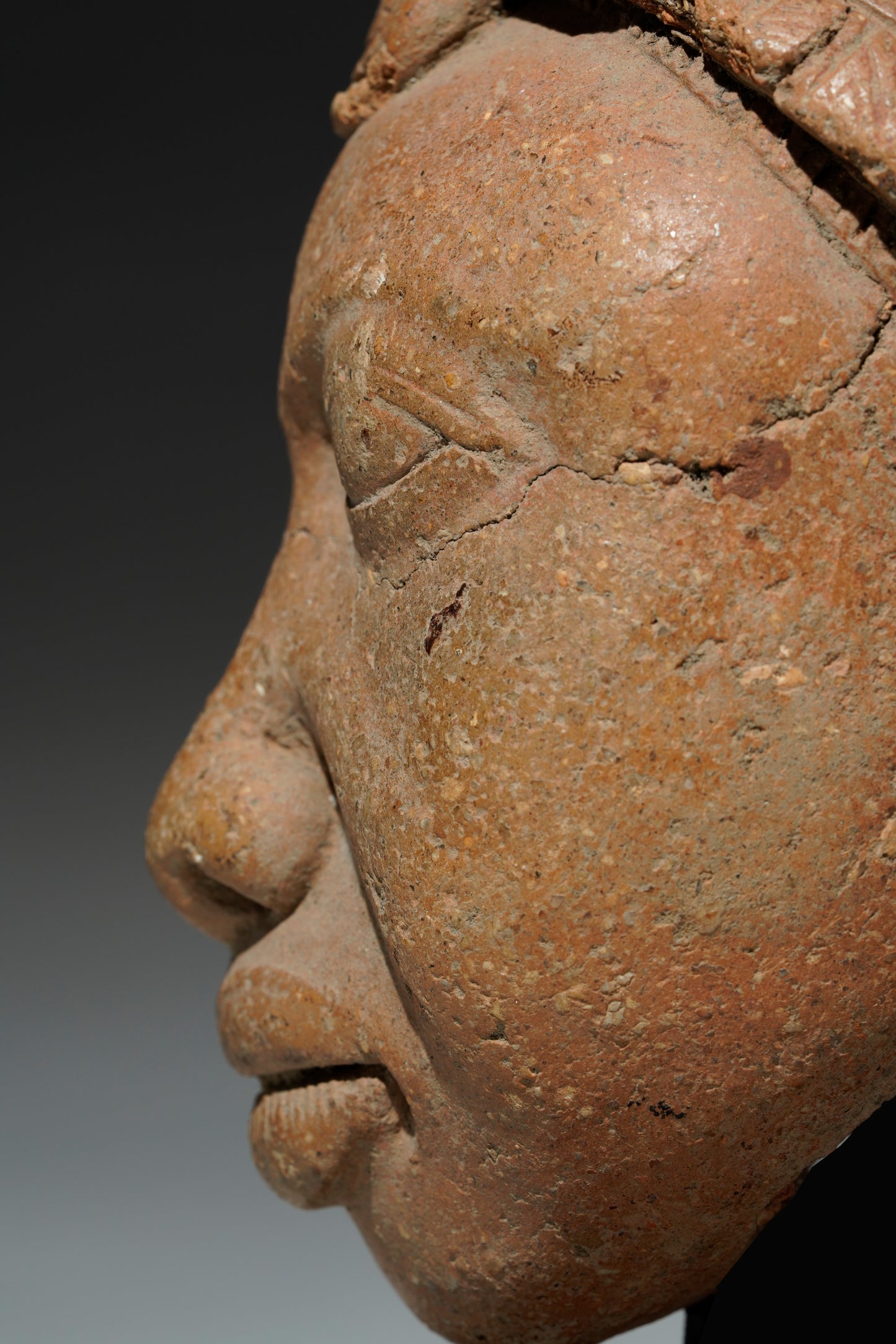 A terracotta head in the style of Ife