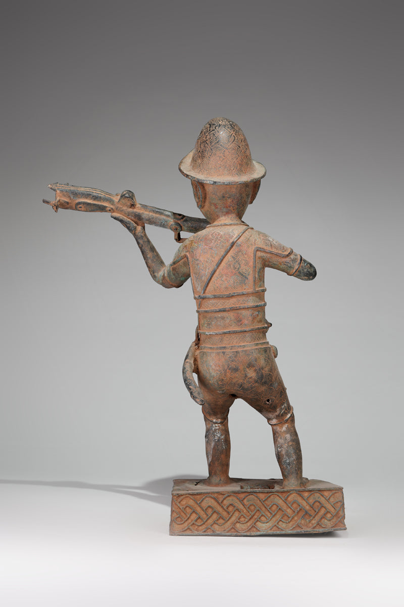 A copy of a sculpture in the Benin style, Okpia