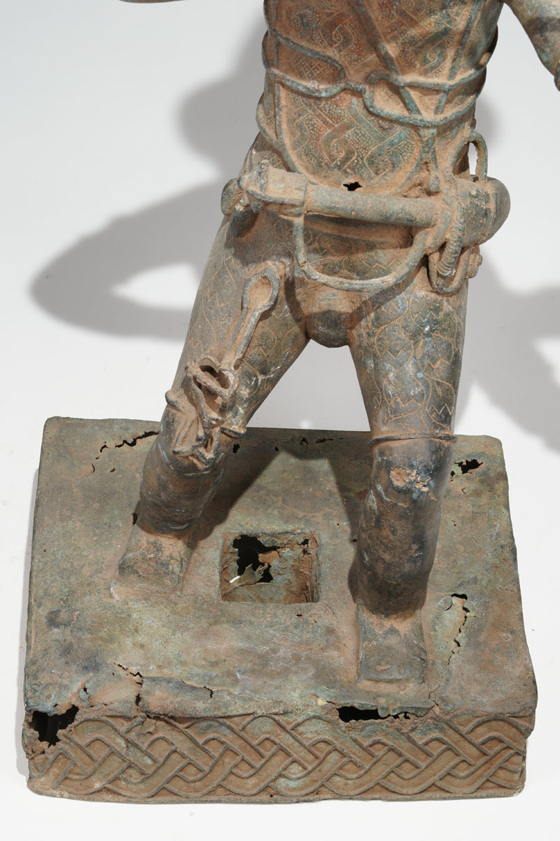 A copy of a sculpture in the Benin style, Okpia