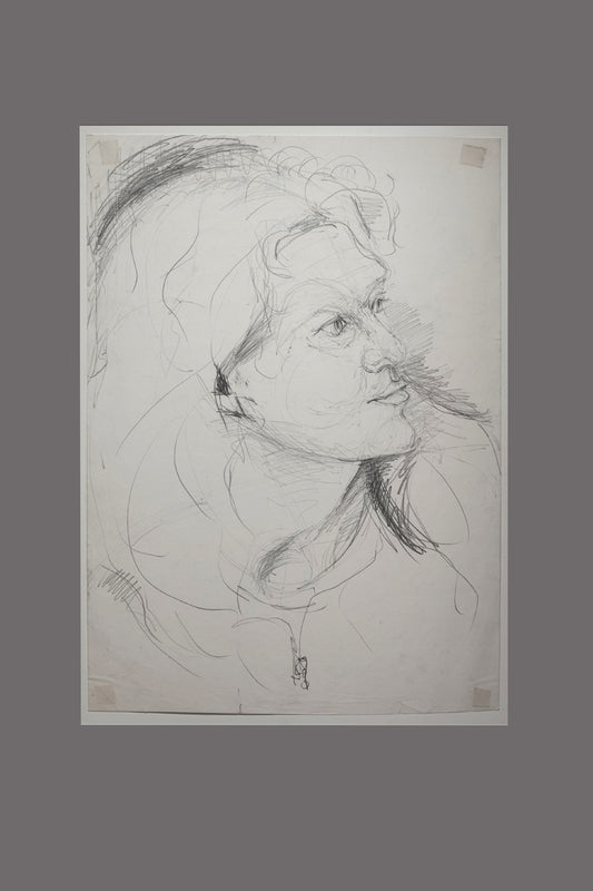 A portrait sketch by Irena Klonek