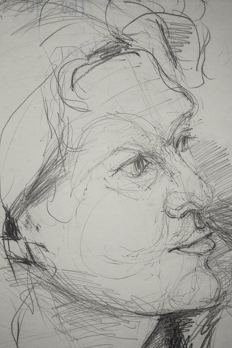 A portrait sketch by Irena Klonek