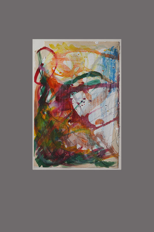 A small-scale abstract sketch by Irena Klonek