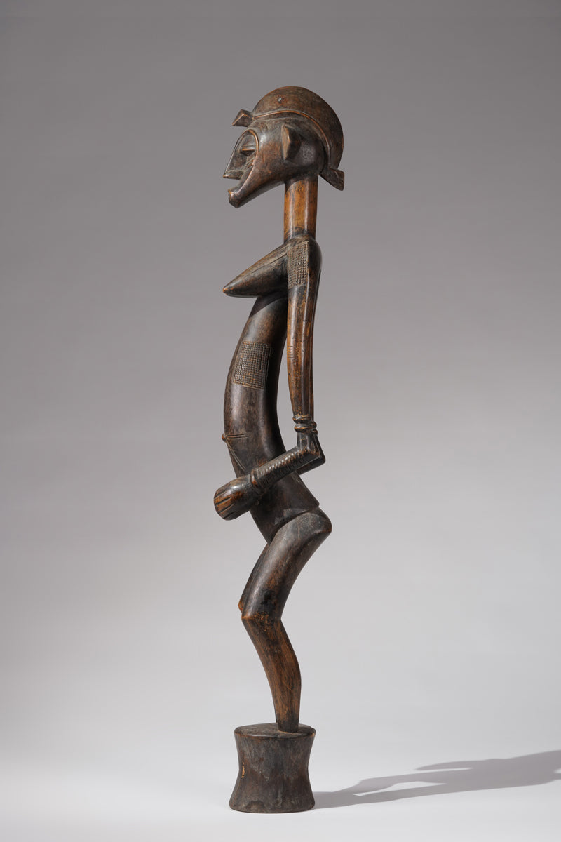 An outstanding female Senufo Déblé or guardian sculpture