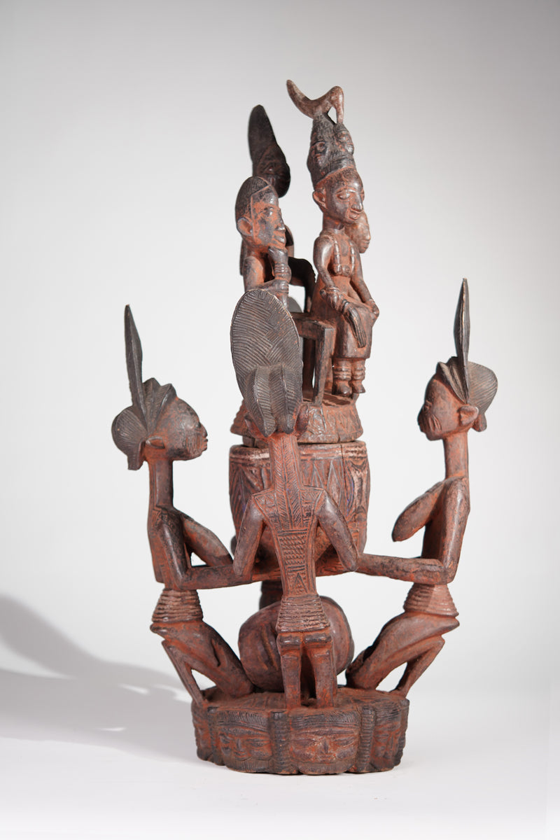 Olowe of Ise is considered the foremost Yoruba carver