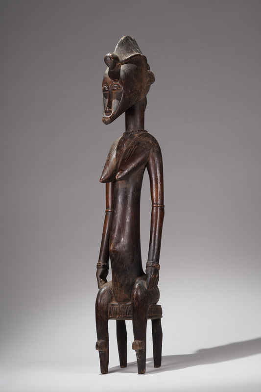 A female Senufo figure from Ivory Coast