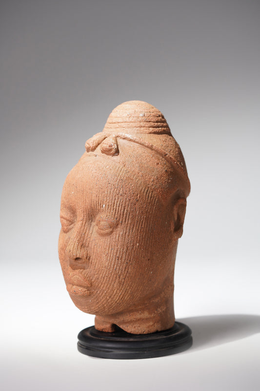 A terracotta head