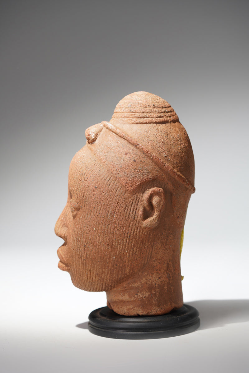 A terracotta head