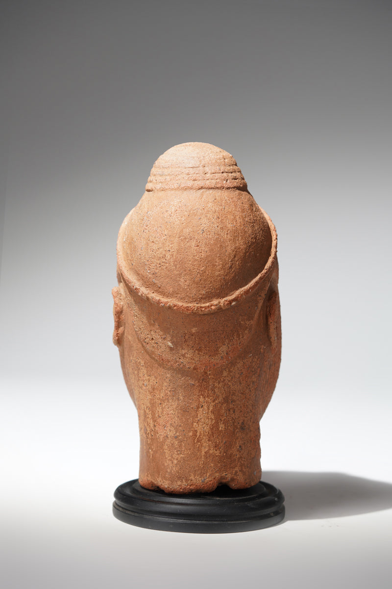 A terracotta head