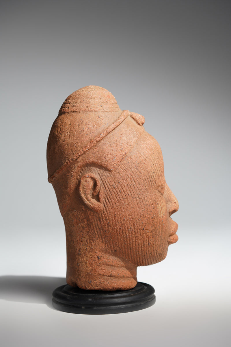 A terracotta head