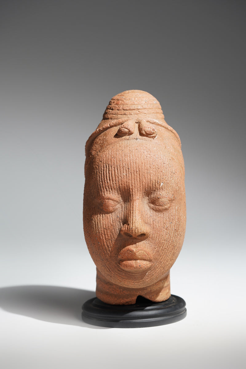 A terracotta head