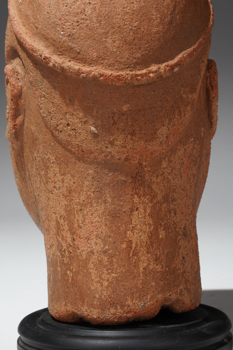 A terracotta head