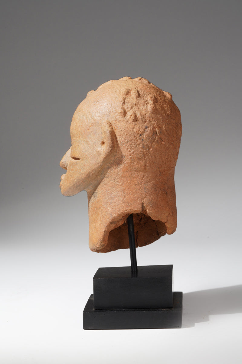 A fragmentary terracotta head in the Katsina style