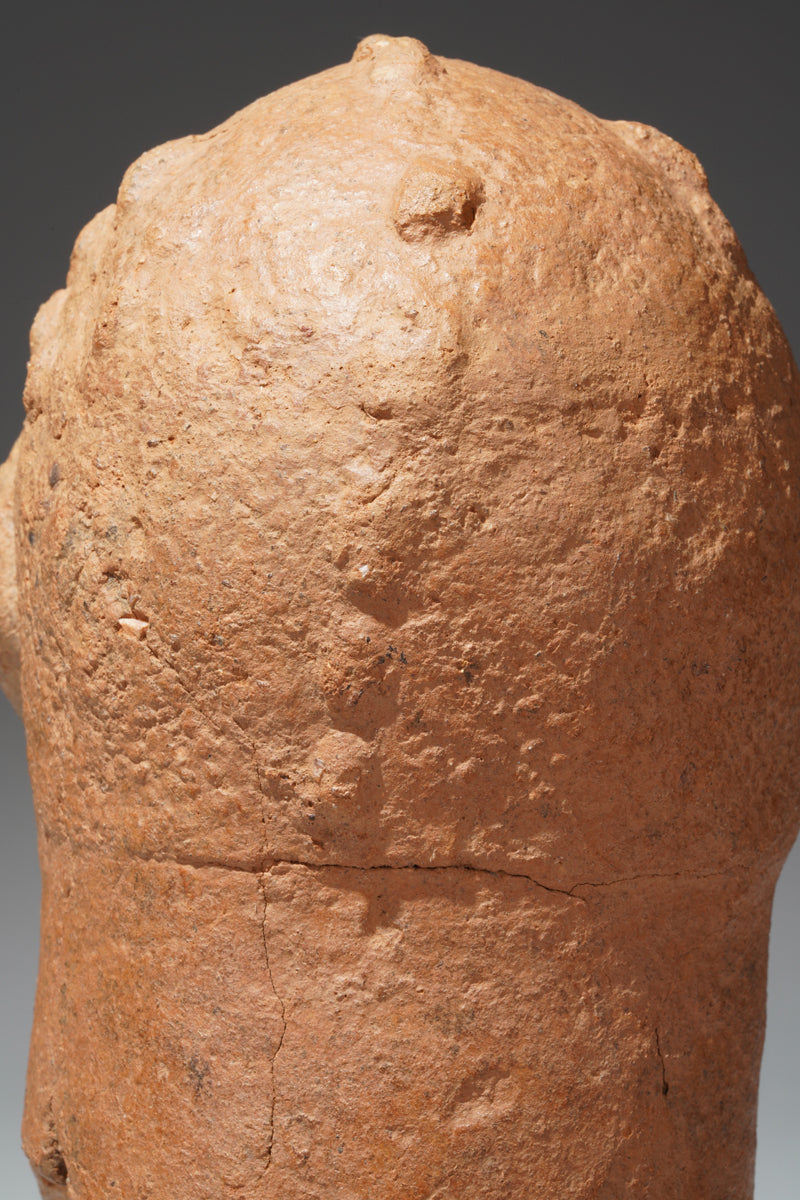 A fragmentary terracotta head in the Katsina style