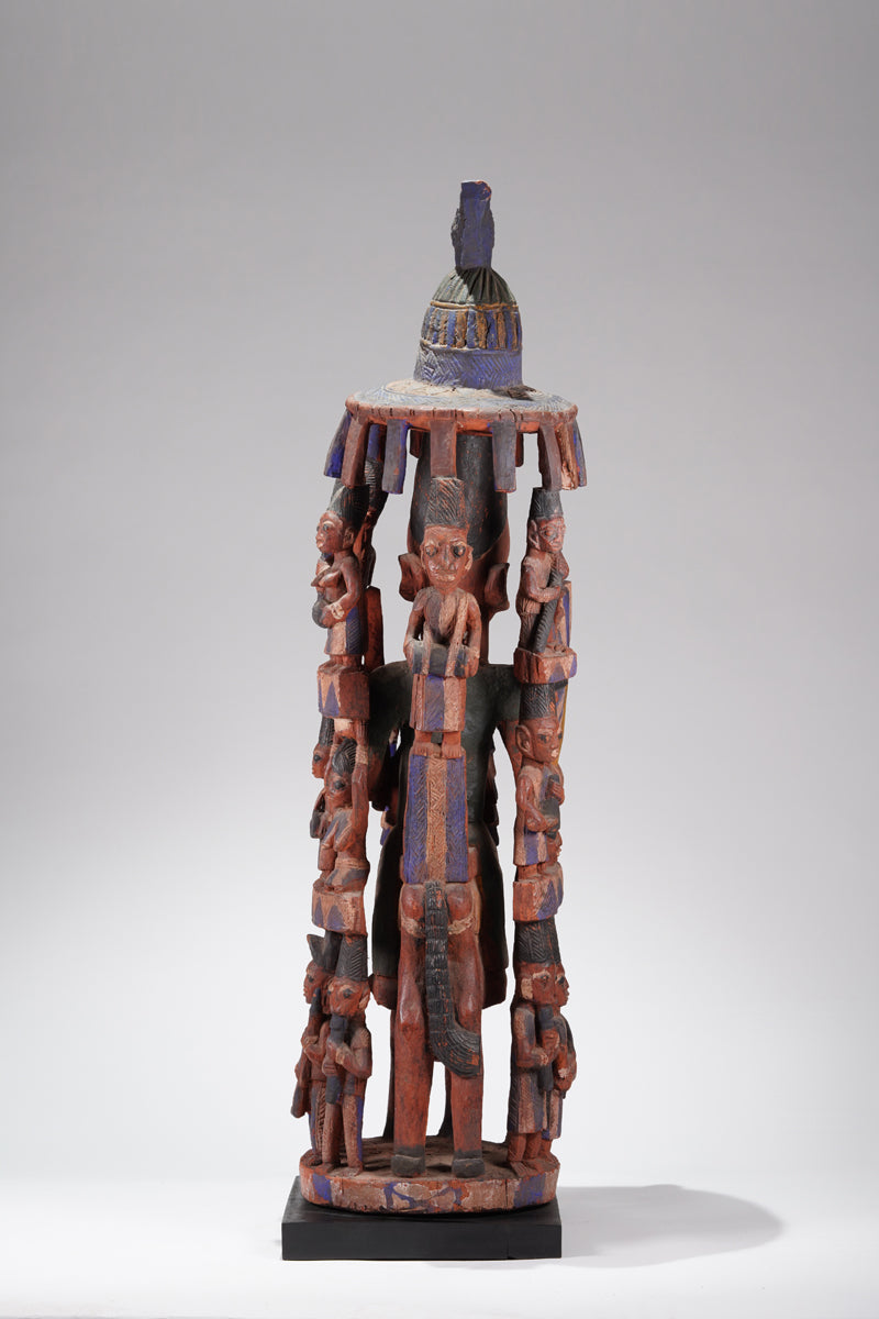 An amazing Yoruba horseman sculpture