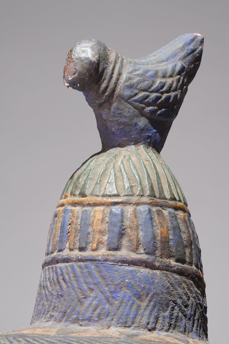 An amazing Yoruba horseman sculpture