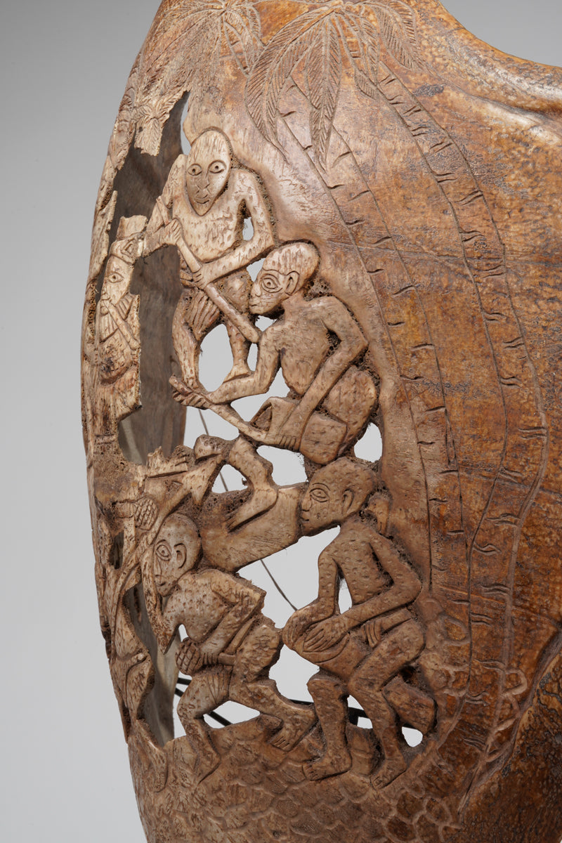 Fragmentary Karett turtle of a Bamum