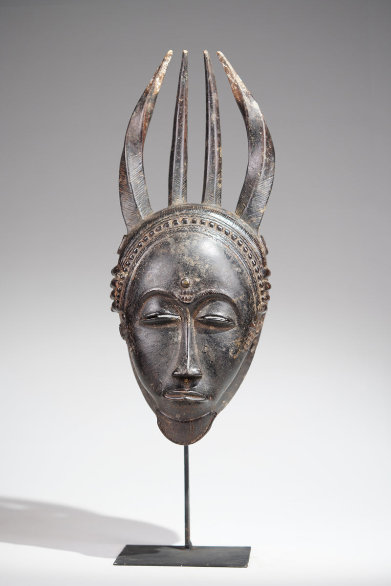 An outstanding Baule mask of the Sakassou region