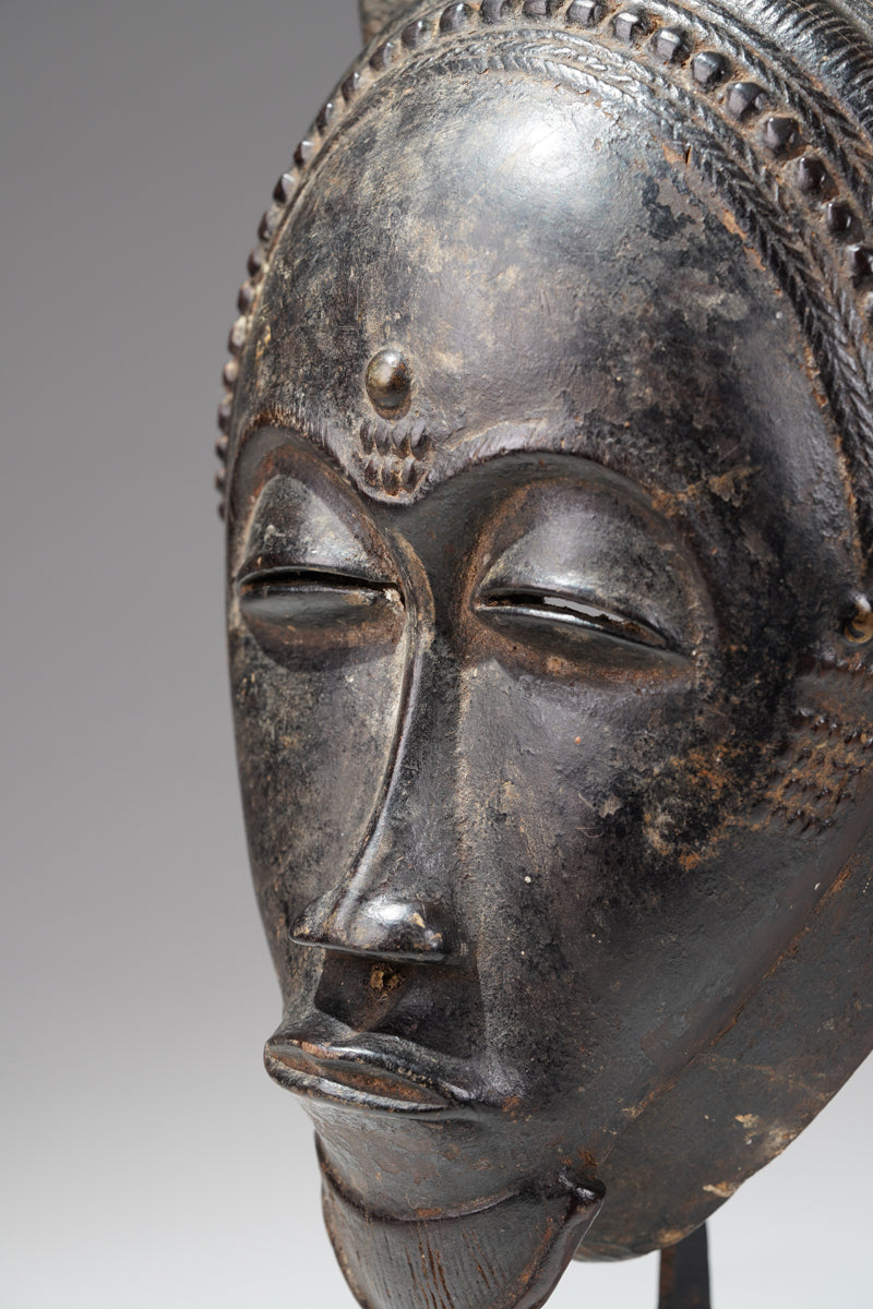 An outstanding Baule mask of the Sakassou region