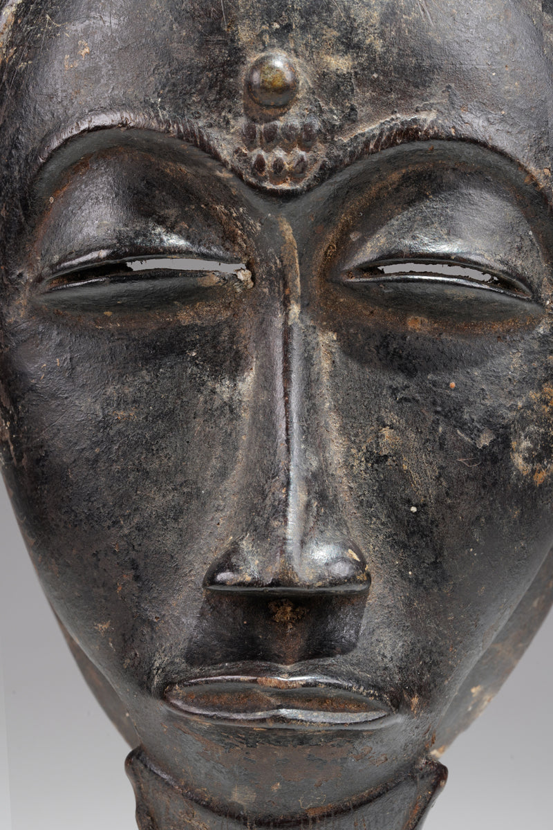 An outstanding Baule mask of the Sakassou region