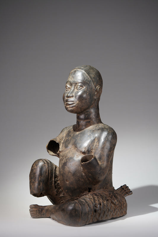 A fragmentary Bronze sculpture in the style of Tada