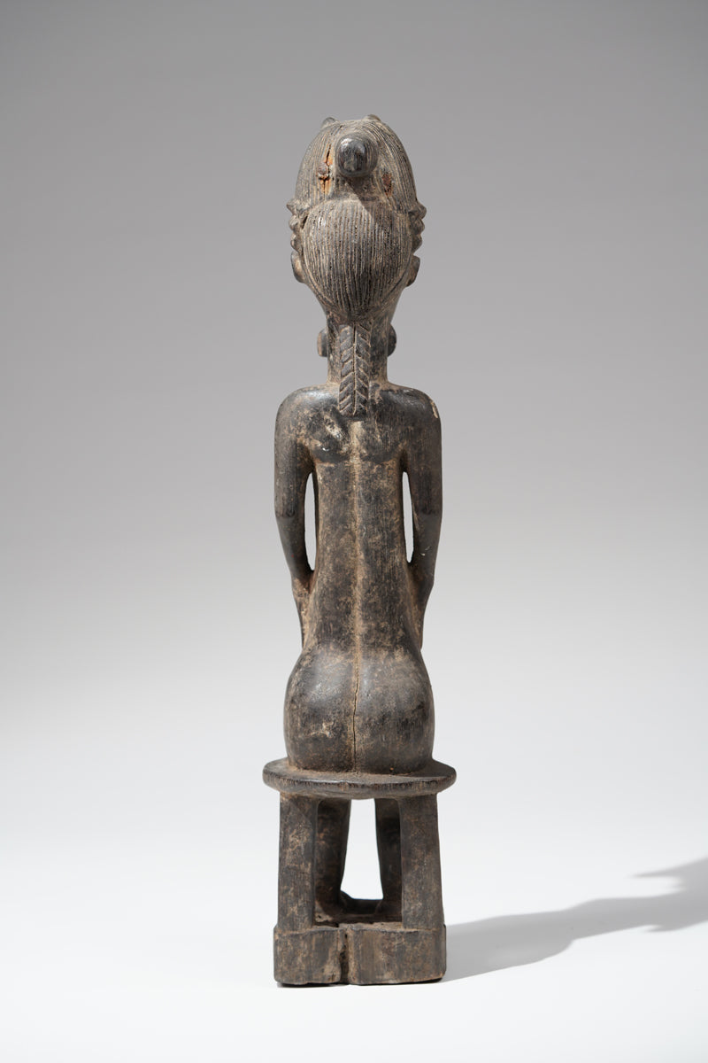 A Baule sculpture from the Mbahiakro region