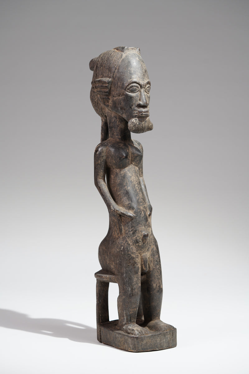 A Baule sculpture from the Mbahiakro region