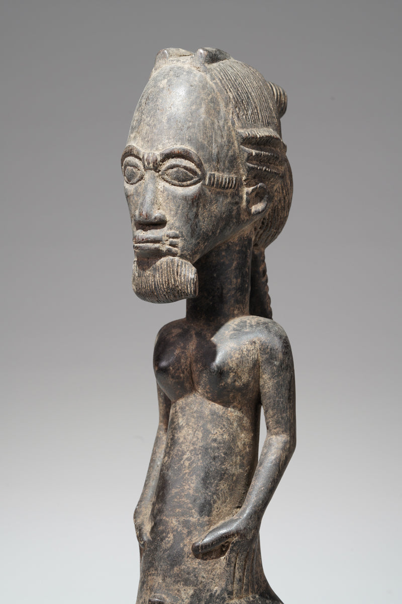 A Baule sculpture from the Mbahiakro region