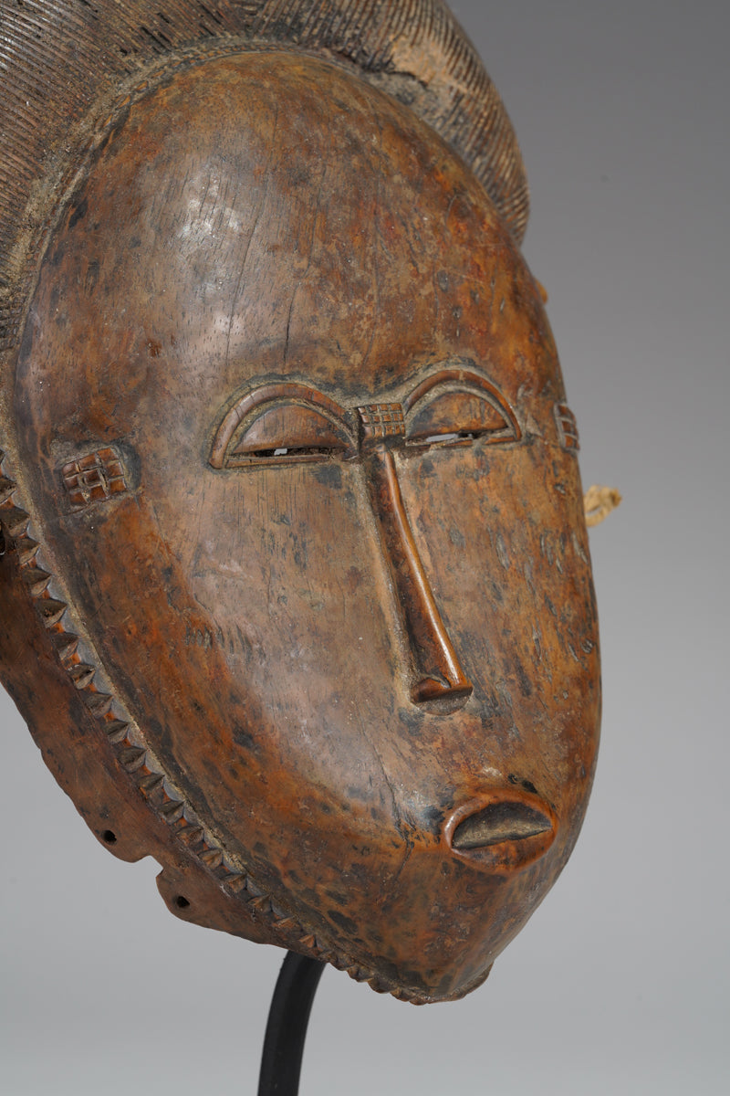 A fragmentary Baule mask