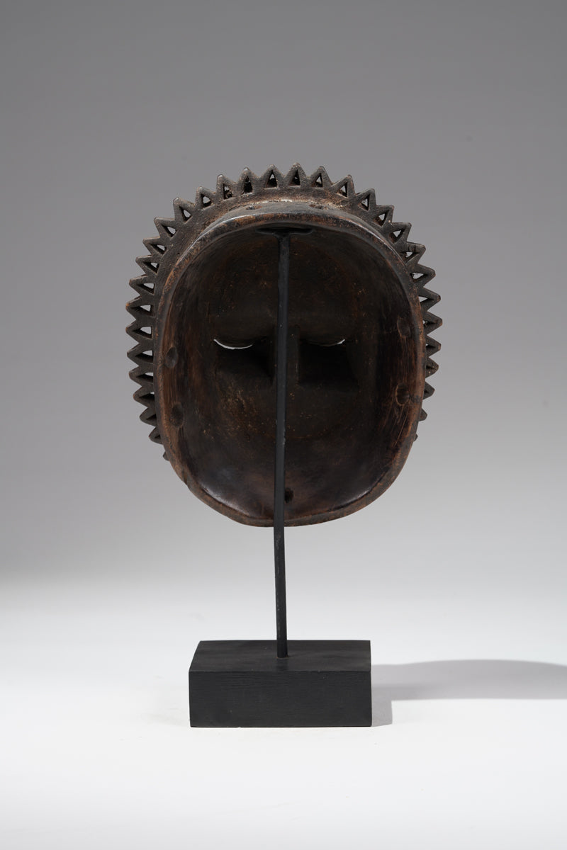 A Baule moon mask from the Bouafle region,