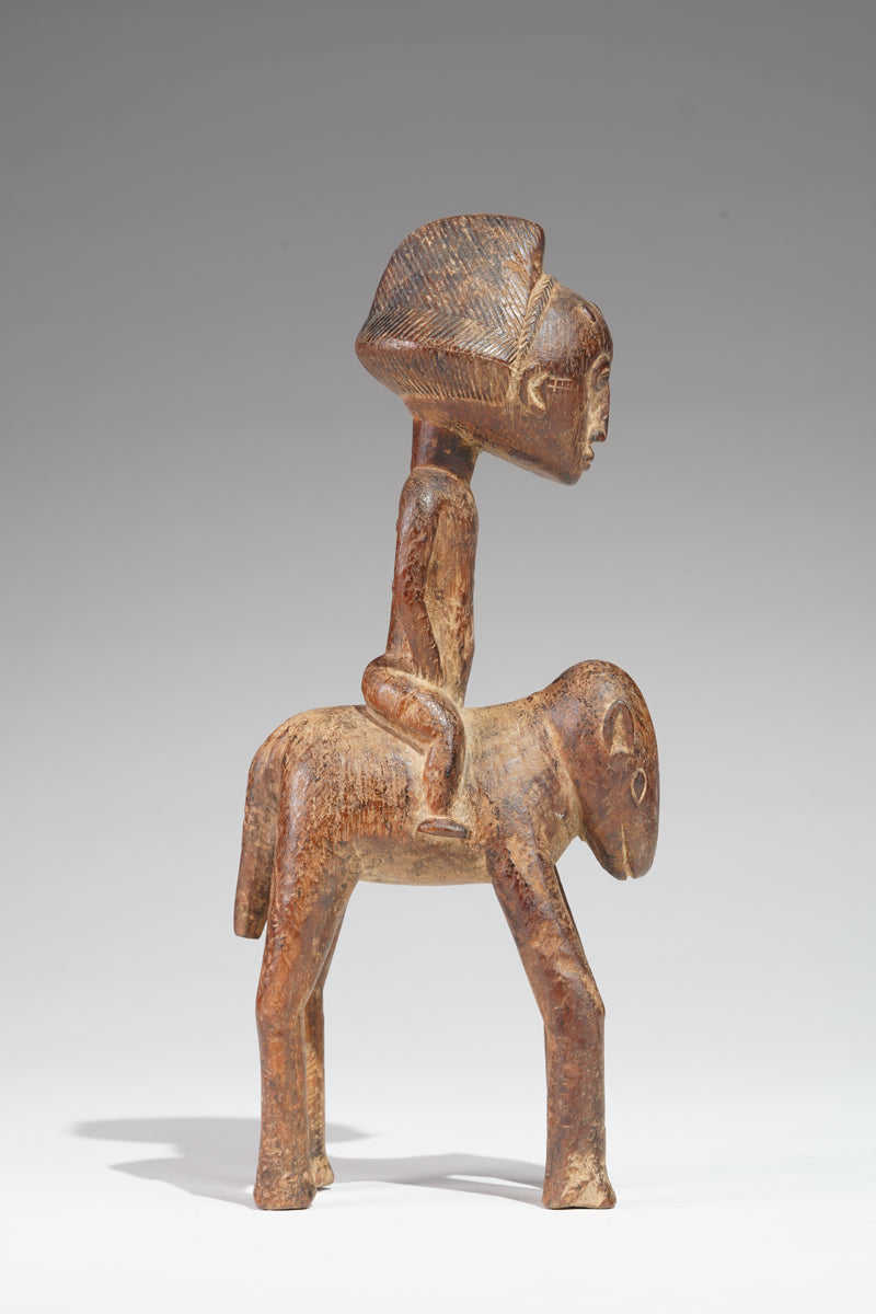 A Baule horse rider from the Sakassou region