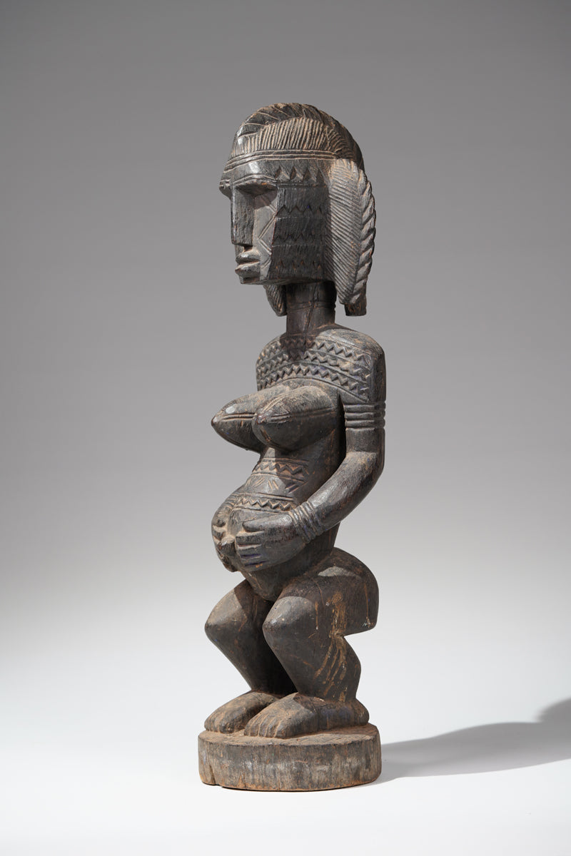 A Bamana N'jeleni sculpture from the Diola region