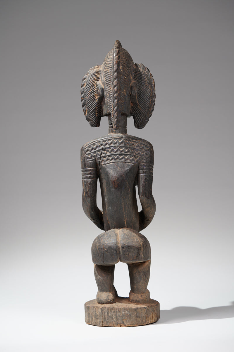 A Bamana N'jeleni sculpture from the Diola region