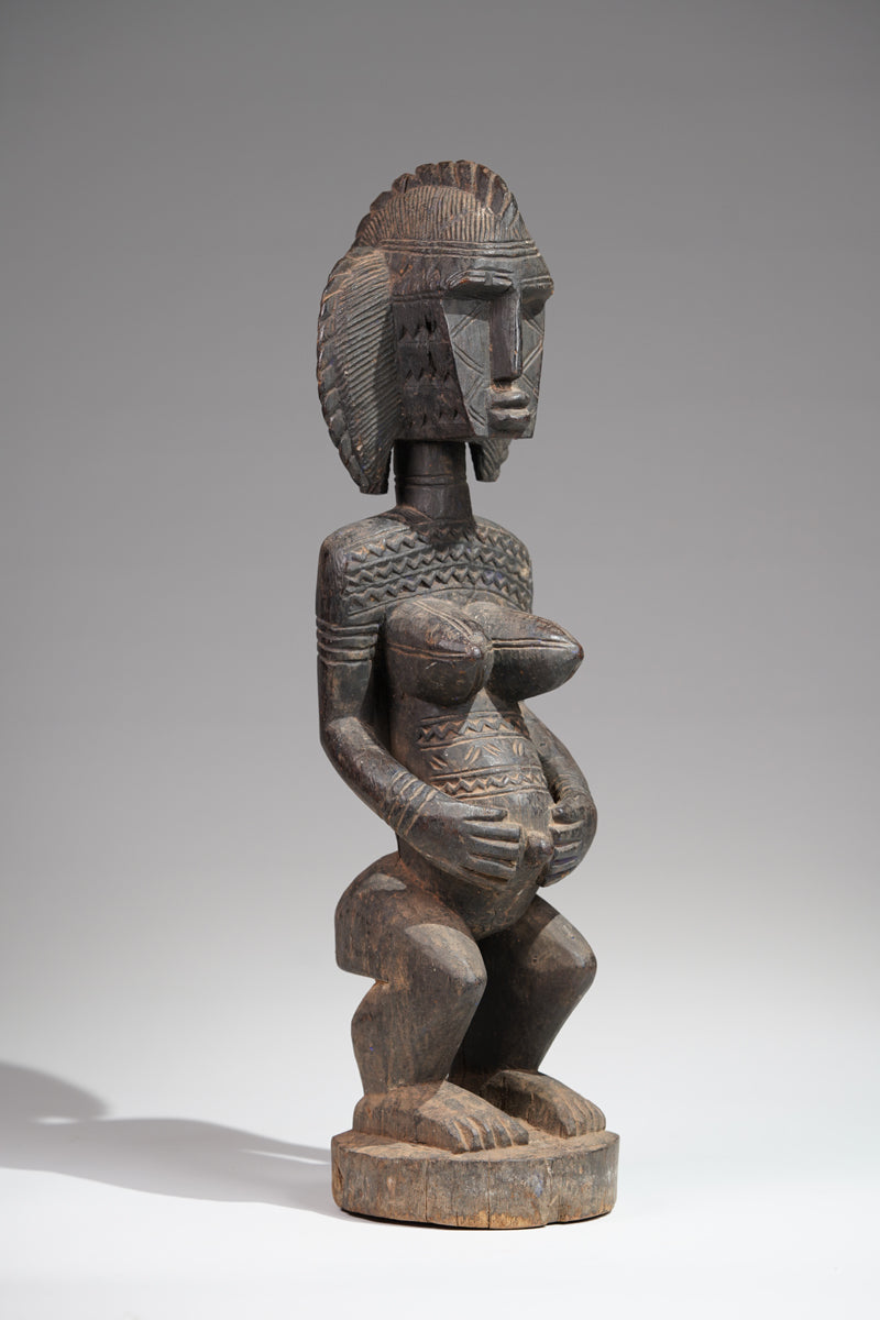 A Bamana N'jeleni sculpture from the Diola region