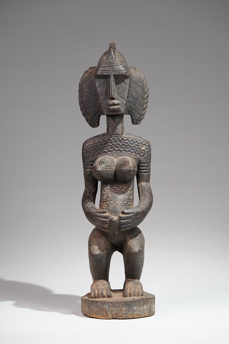 A Bamana N'jeleni sculpture from the Diola region