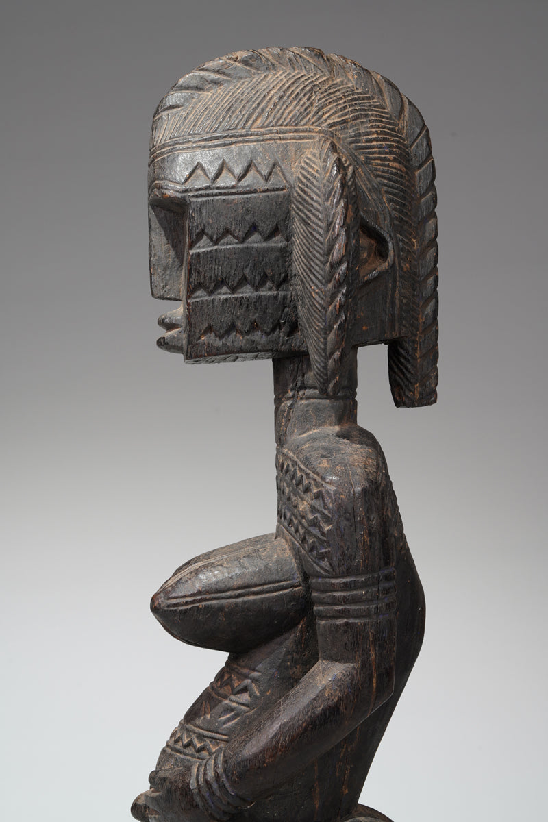 A Bamana N'jeleni sculpture from the Diola region