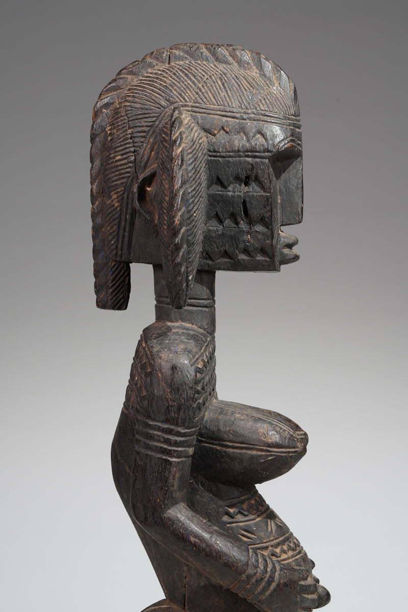 A Bamana N'jeleni sculpture from the Diola region