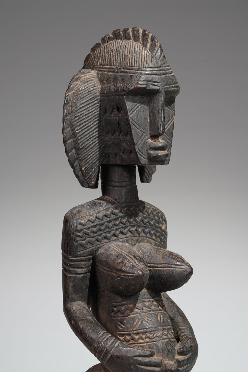 A Bamana N'jeleni sculpture from the Diola region