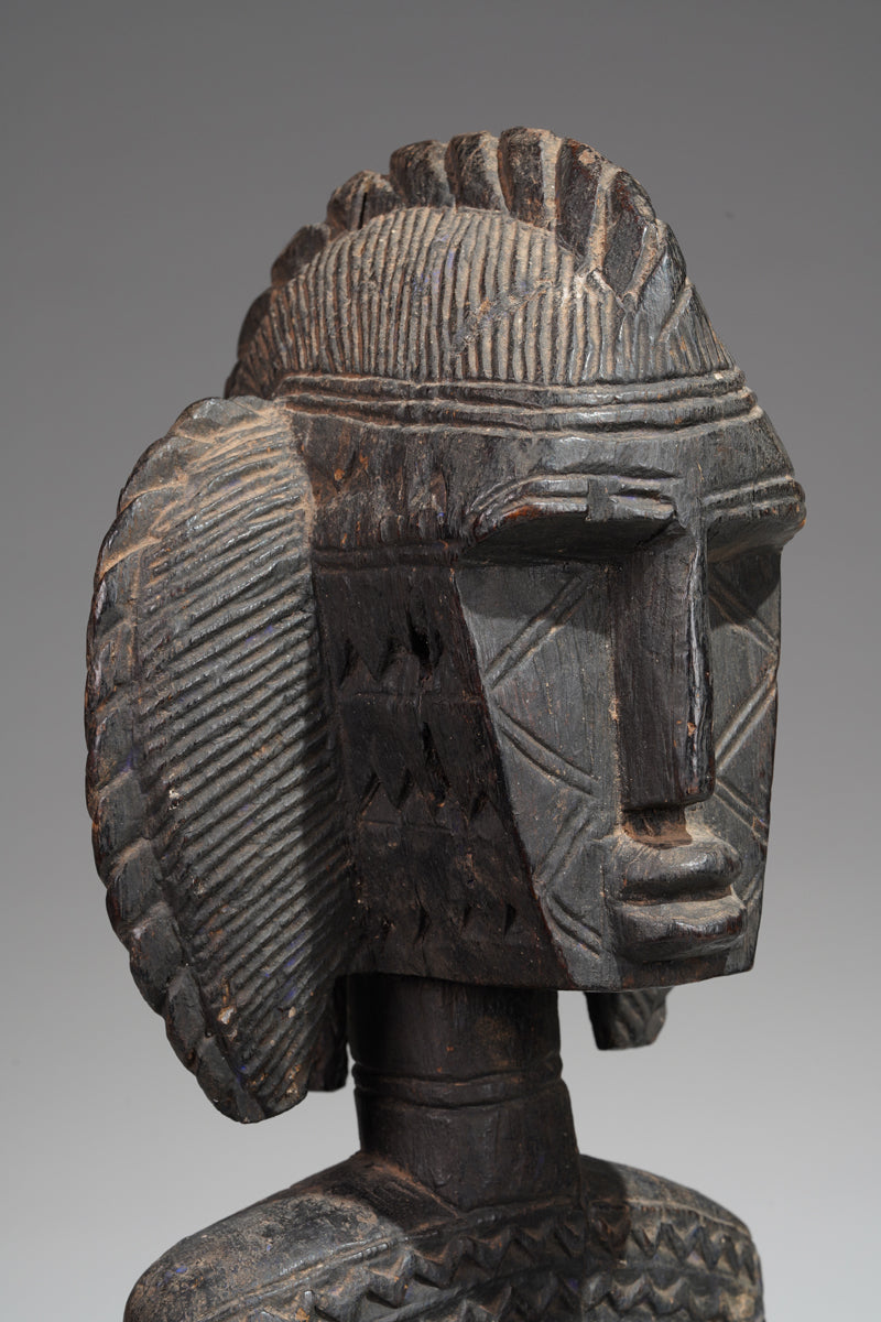 A Bamana N'jeleni sculpture from the Diola region