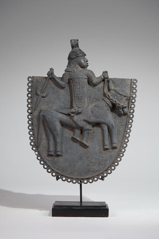 A bronze plate in the style of Benin