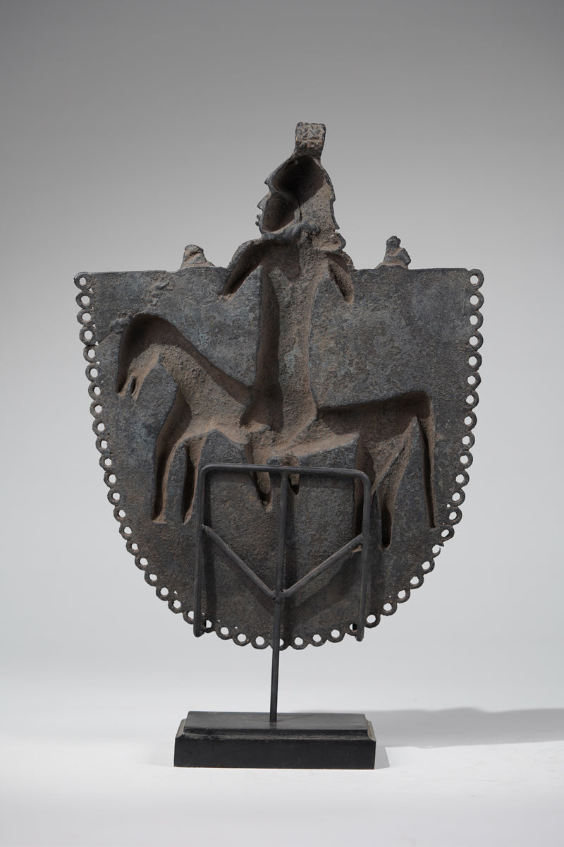 A bronze plate in the style of Benin