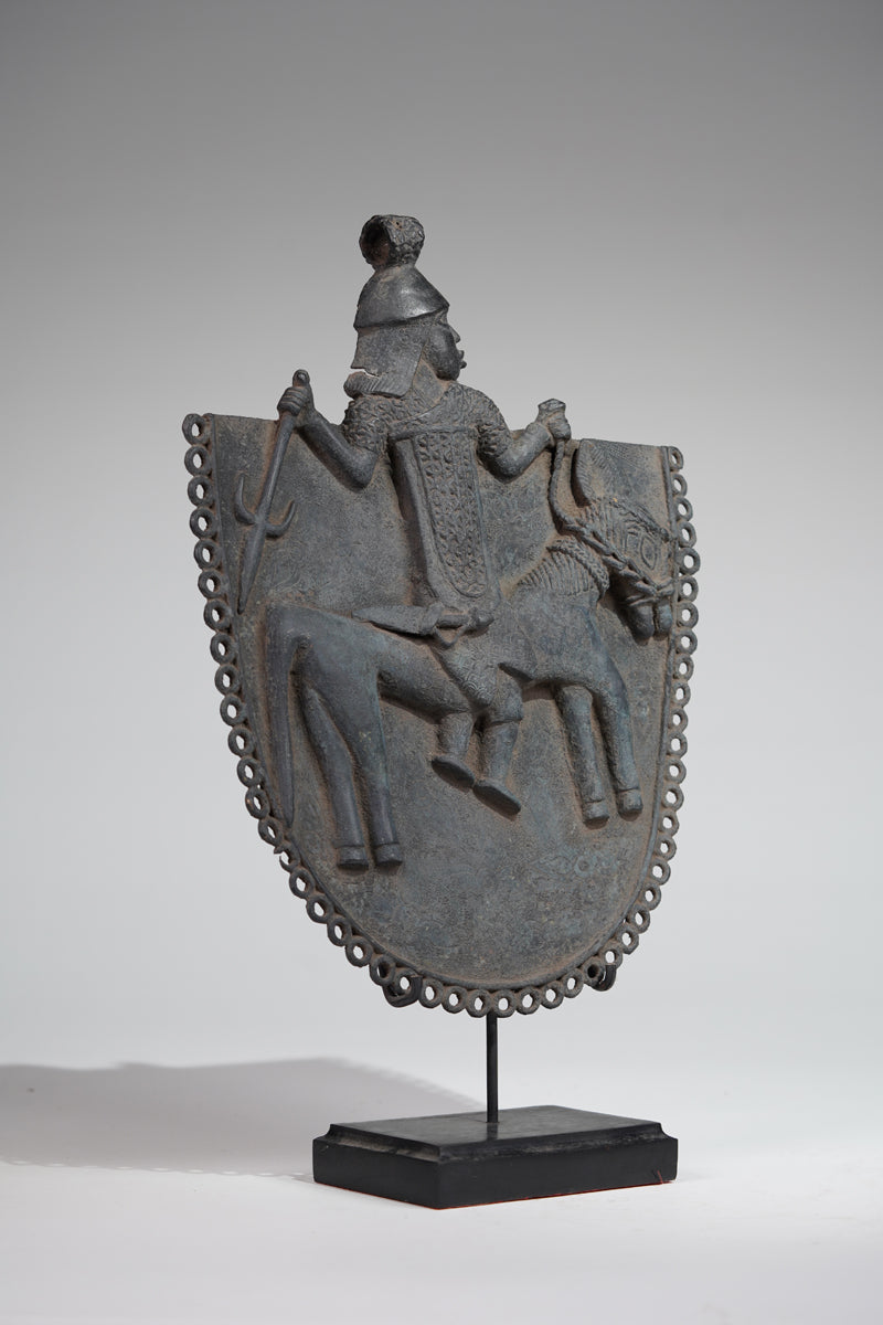 A bronze plate in the style of Benin