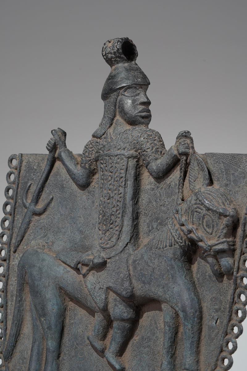 A bronze plate in the style of Benin