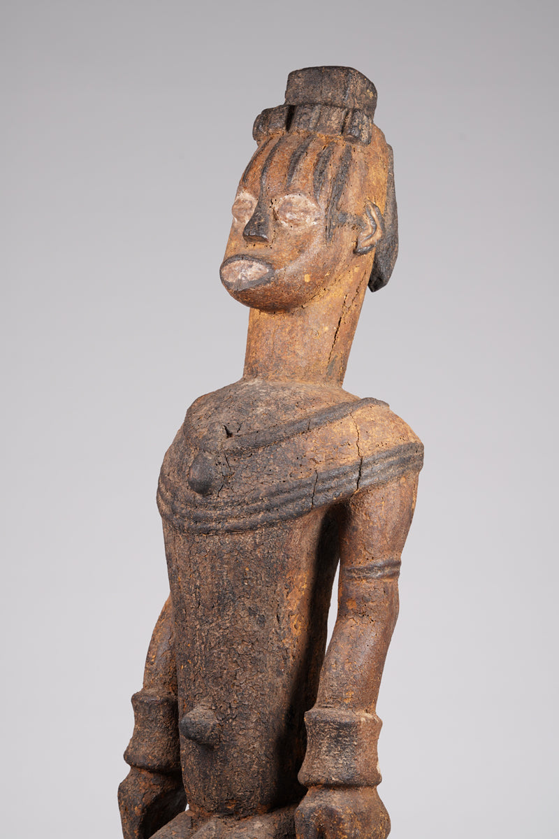 A male Urhobo sculpture