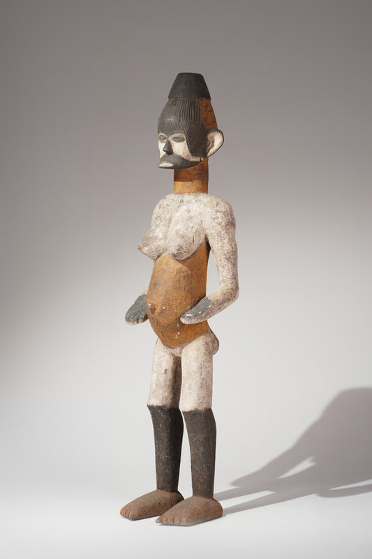 A female Ibo sculpture