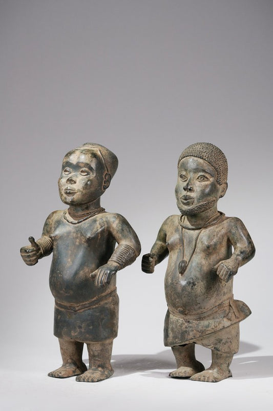 Two Esieku Figures