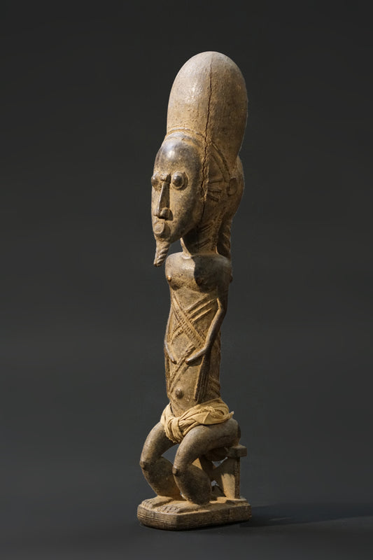 A male Baule sculpture